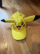 Pokemon Pikachu Kids Deluxe Fabric Hat One Size Fits Most
