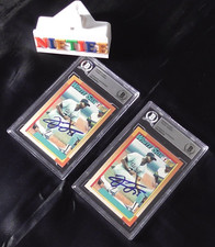LOT of  (2) RP Frank Thomas NNOF NO NAME ON FRONT BECKETT AUTHENTIC AUTOGRAPH