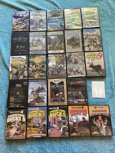 24 JAGD DVD LOT Monsterböcke, Primetime Bucks, Primos, Geflügel und Truthahn