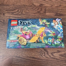 LEGO Elves Azari & Goblin Forest Escape 41186  Full Set Book & Box - 1pc Missing