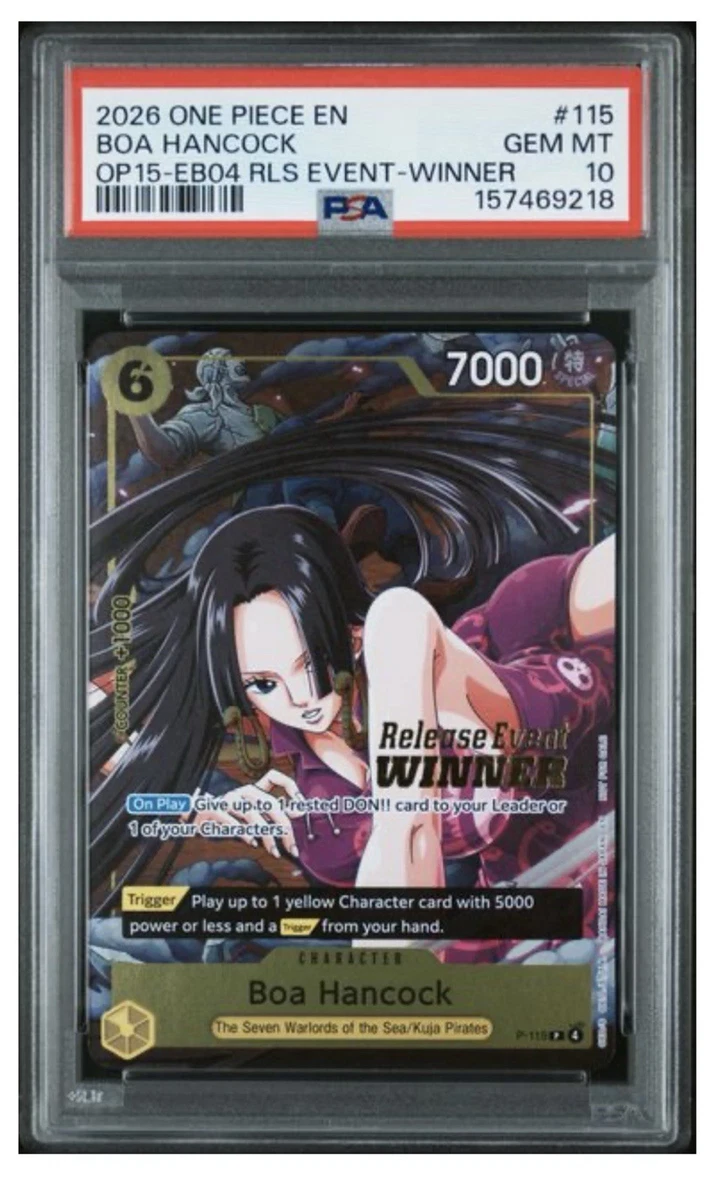 Boa Hancock P-115 One Piece Promotion Cards for sale | eBay