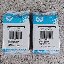 GENUINE 2-Pack HP 67 Black  67 Tri-Color Ink cartridge 3JB26A 3JB27A