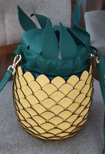 Kate Spade NY Leather Purse Handbag Pineapple Colada Crossbody NWOT