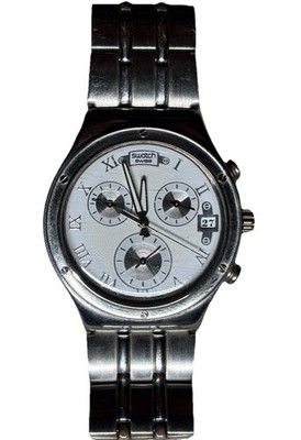 Swatch Irony Chronograph WAISTCOAT YCS480G Uhr / Sammler Vintage Retro 2005