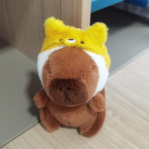 Cartoon Capybara Plüsch Capybara Schlüssel bund Geburtstags geschenk - Picture 5 of 31