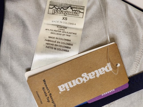 Patagonia Nanogrip Nireta Swim Top , Las Flores Navy, Size XS* NWT - 第 6/6 張圖片
