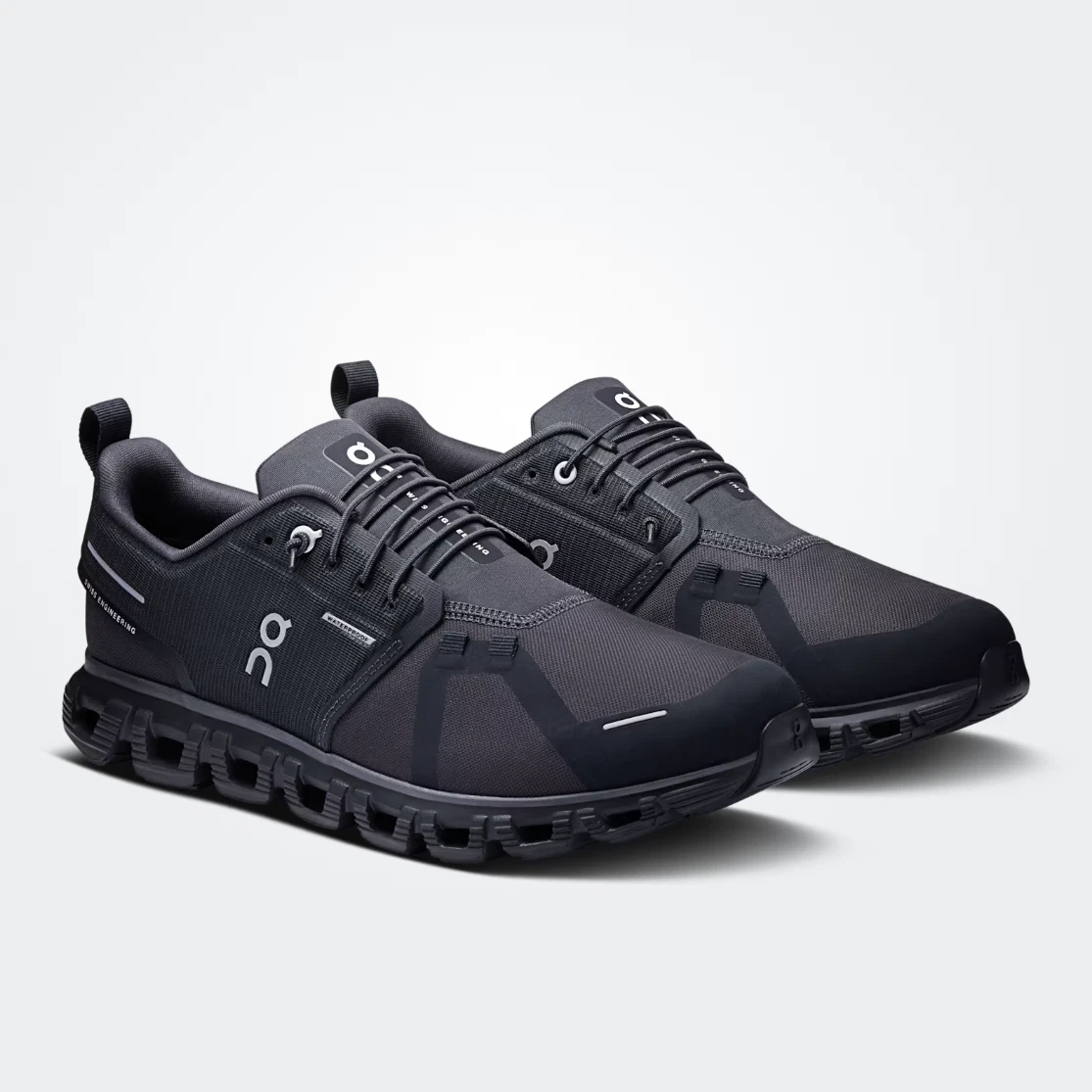 On Running Cloud 6 Waterproof All Black 3MF10061043 Men's Size New