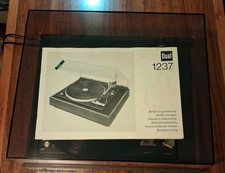 Dual 1237 automatic belt drive turntable. Working. Good condition.