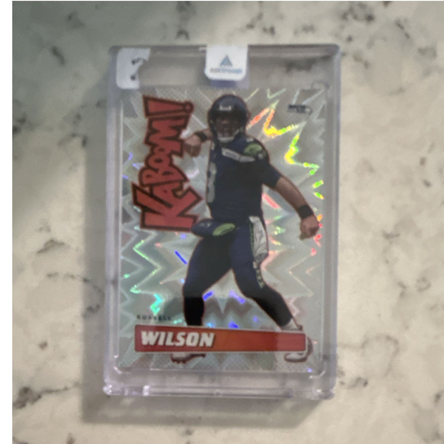 Panini 2019 Absolute Kaboom! Russell Wilson Seattle Seahawks Football Card