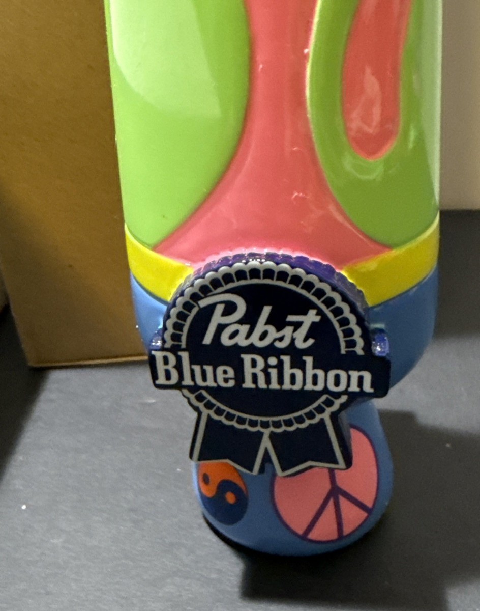 Pabst Blue Ribbon バーテンダー フィギュア LAVA LAMP PABST BLUE RIBBON BEER TAP HANDLE MAGIC MUSHROOM