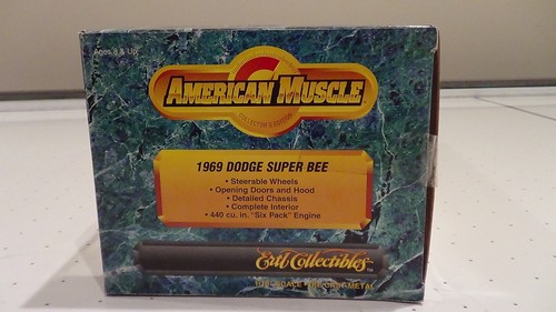 NIB 1996 Ertl AMERICAN MUSCLE 1/18 SCALE diecast 1969 Dodge Super Bee blue - Picture 5 of 10
