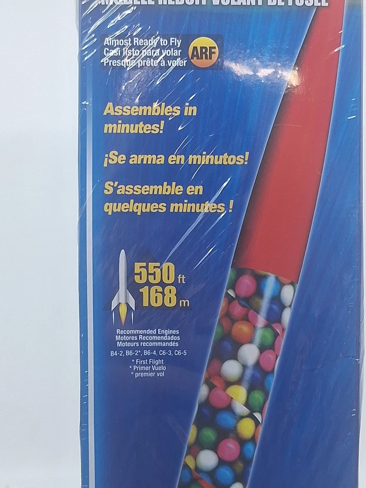 NEW Estes Flying Colors 21" Model Rocket ARF Please Read Description - Image 2 of 4