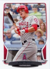 2013 Bowman Mike Trout #121 Angels