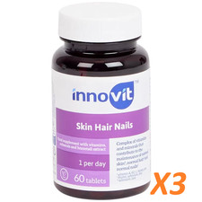 X3 Complément Alimentaire Végane Vitamine A B2 zinc biotine Peau et Cheveux