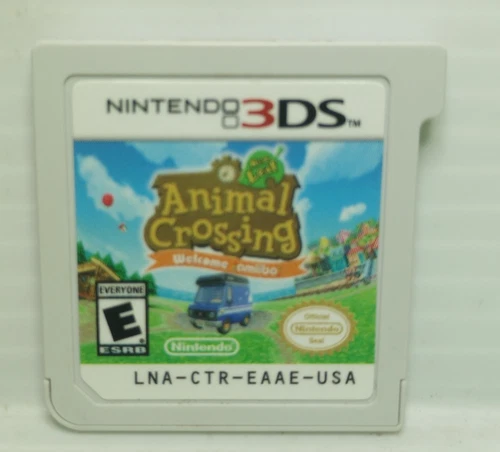 Animal Crossing: New Leaf Welcome Amiibo Nintendo 3DS Cartridge Tested