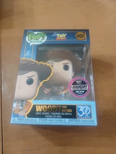 Funko Pop! Digital #400 Toy Story Woody Red Pencil Legendary LE 1,850 In Hand
