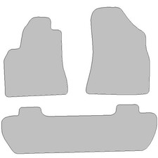 Fußmatten passend für Citroen Berlingo II  Typ B9 (Baujahr 2008 - 2018), Robust 