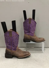 Shyanne Women Purple & Brown Boots - US 8