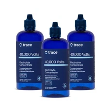 Trace Minerals 40,000 Volts Ionic Electrolyte Drops Hydration Boost 144 Servings