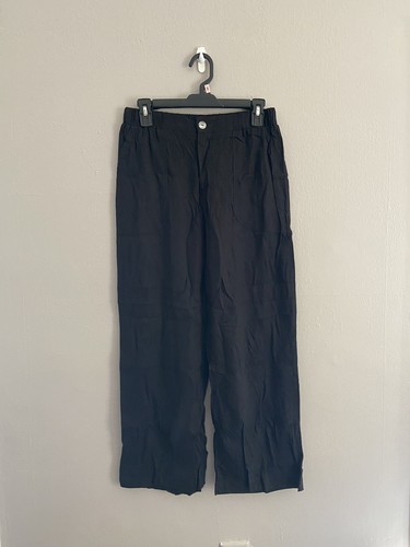 Pantalon Long Femme Karen Kane Taille 4 - Rose à Broderies Fleuries - Occasion Très Bon état