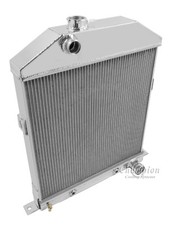 2 Row 1 Racing Champion Radiator For 1942 - 1948 Ford Coupe Chevy Configuration