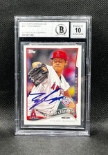 TYLER SKAGGS signed 2014 TOPPS OPENING DAY #64 w/ COA BECKETT AUTO 10