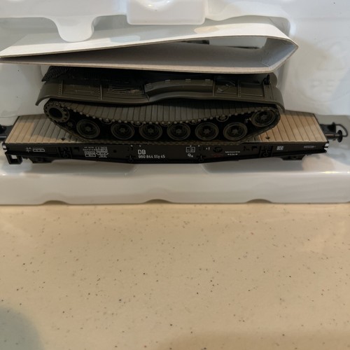 ROCO MINITANKS 858 SPECIAL TRAIN M-48 MBT TANK LOAD RAILCAR 1/87 HO - Picture 7 of 7