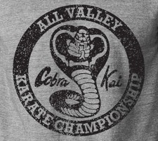 COBRA KAI Karate Kid T-Shirt Miyagi UFC MMA Fighting Vintage TV S-6XL Cotton Tee