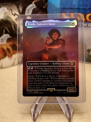 MTG Frodo, Sauron's Bane - Foil MTG Lord of the Rings Borderless Regular NM Rare