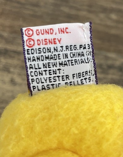Vintage Disney Gund Winnie The Pooh Bear 5" Beanbag Plush 100 Acre Collection - 第 5/6 張圖片