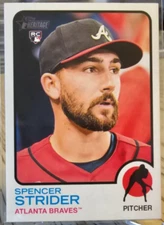2022 Topps Heritage High Number Spencer Strider RC #521 Atlanta Braves