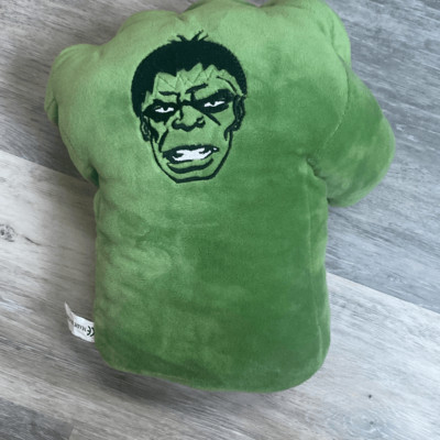 MARVEL INCREDIBLE HULK GREEN WEARABLE HANDS GLOVES STUFFED PLUSH SUPER HERO 11''