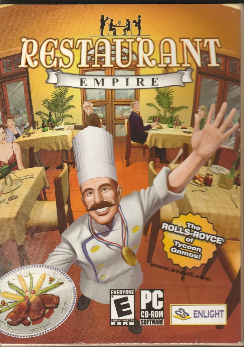 Pc Cd-rom Jogo Restaurante Empire - Cd Expert