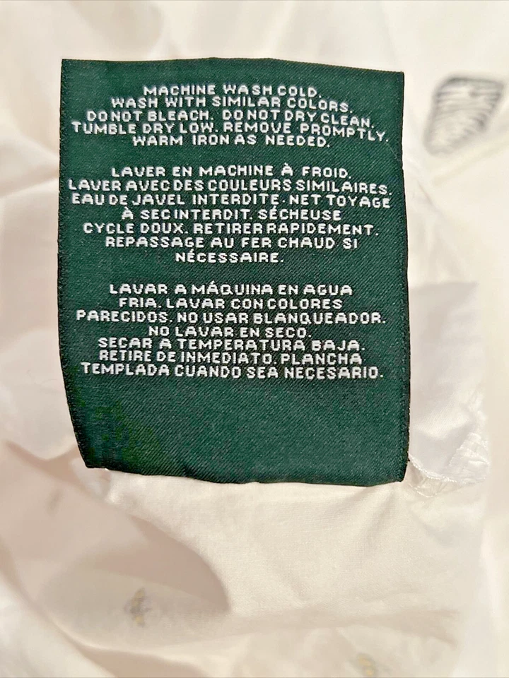 Ralph Lauren Honey Hive TWIN Fitted Flat Sheet 1 Pillowcase Bees Beehives SET - Image 4 of 4