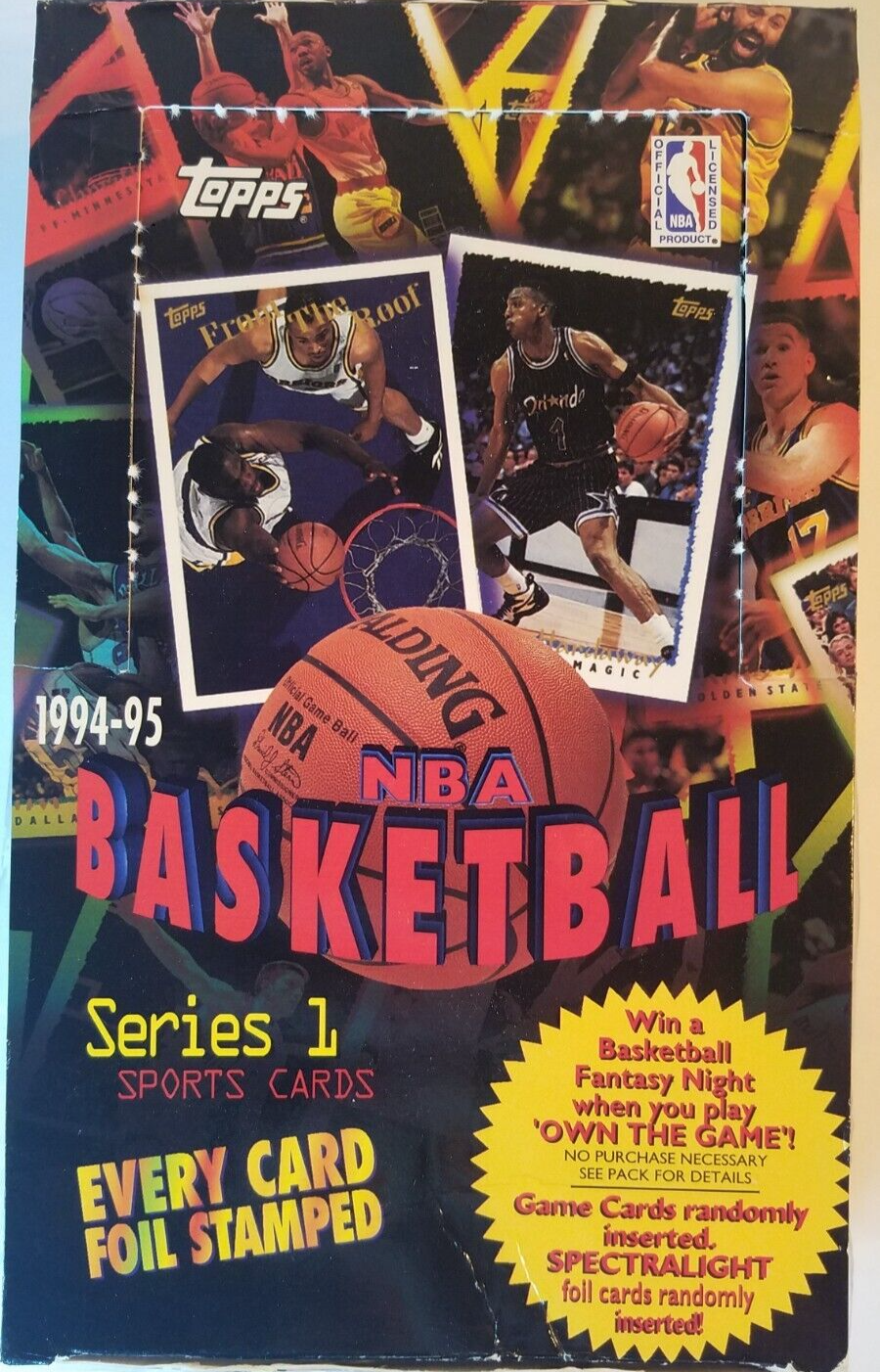4 Factory Sealed Packs Topps Basketball 1994 1995 Series 1 Cards From Box New - Picture 3 of 3