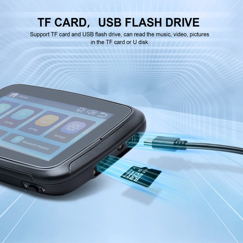 5.0" Motorcycle GPS Navigation Waterproof SAT NAV Wireless Android Auto/CarPlay - Picture 5 of 15