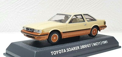 1/64 Konami Car of the 80's 1981 TOYOTA SOARER 2800GT GOLD diecast