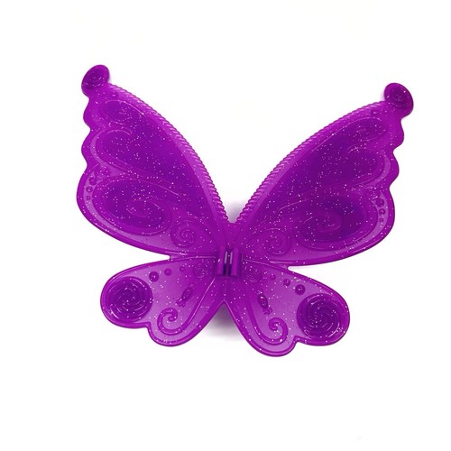 BRIGHT PURPLE BARBIE BUTTERFLY Clip On Wings Barbie Doll accessory - Picture 3 of 3