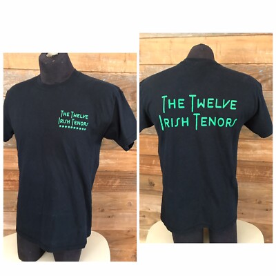 The Twelve Irish Tenors Dublin Ireland Tour T-shirt Men's Medium Celtic Music 