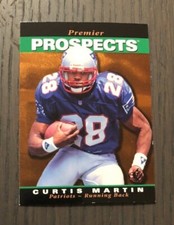 1995 UD SP~CURTIS MARTIN #18 RC~Premier Prospects Rookie Card
