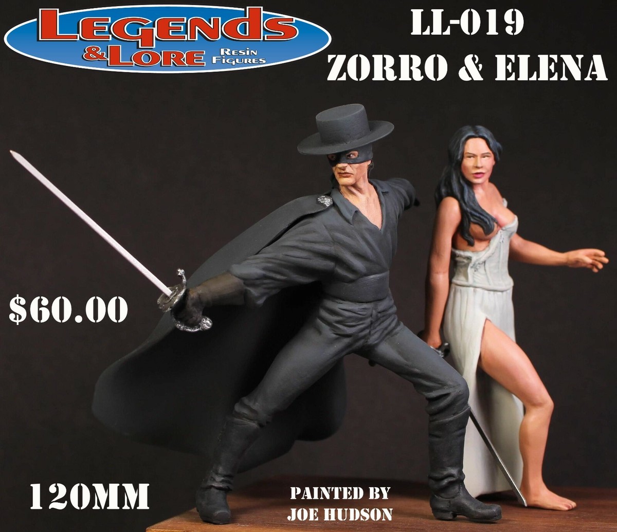 フィガロページ LL-019 Zorro & Elena , 120mm resin figure set (2 figures) | eBay