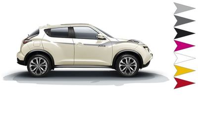 Nissan Juke (2014>) Seitenstreifen / Flash - Anthrazit (99998-86028)