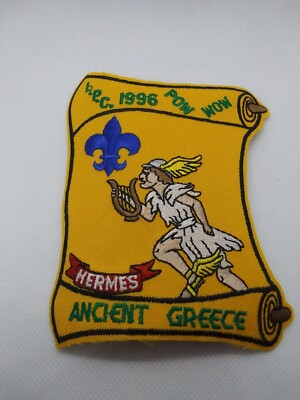 Vintage L.C.P. 1996 Pow Wow Hermes Ancient Greece Patch