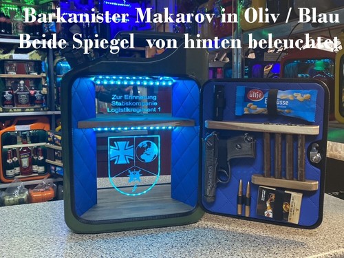 Barkanister Captain morgan im roten 20-liter-Metall Kanister Mit LED Beleuchtung - Bild 18 von 24