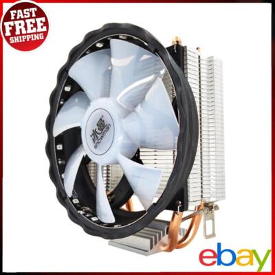 SNOWMAN PC Computer Kühler RGB 2 Heatpipe CPU Radiator für Intel LGA 2011 1150