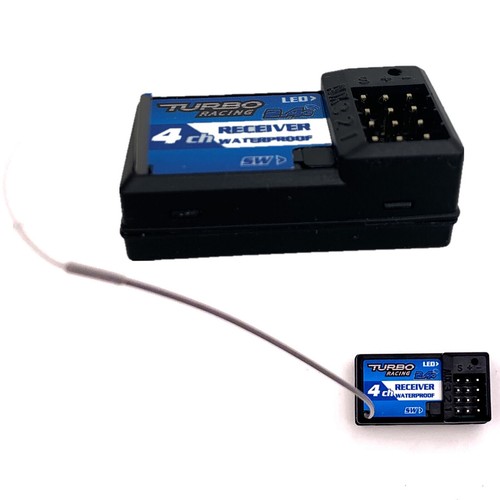 Waterproof 4-Channel Receiver Part RX41 for Turbo Racing Transmitter VT System - Picture 2 of 6