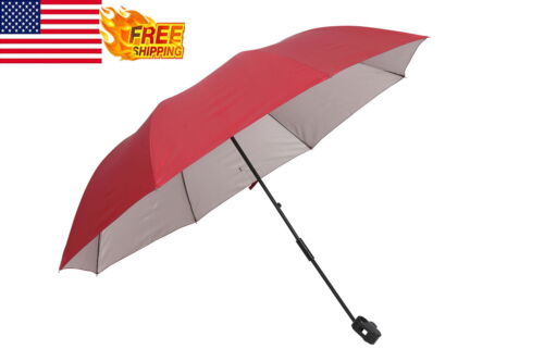 Chair Umbrella with Universal Clamp UPF 50+ Portable Clamp on Camping Chair New