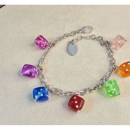 Pulsera Die Charm Multicolor - Imagen 7 de 7