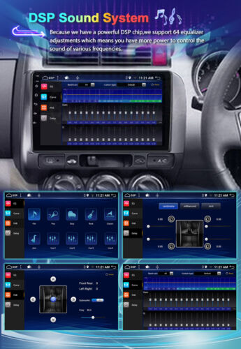 For Honda Jazz 2002-2007 Android 14 Car Play Car Stereo Navi Head Unit GPS 128GB - Picture 8 of 17