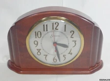 Sessions Contemporary Wood Case Desk Mantle Clock